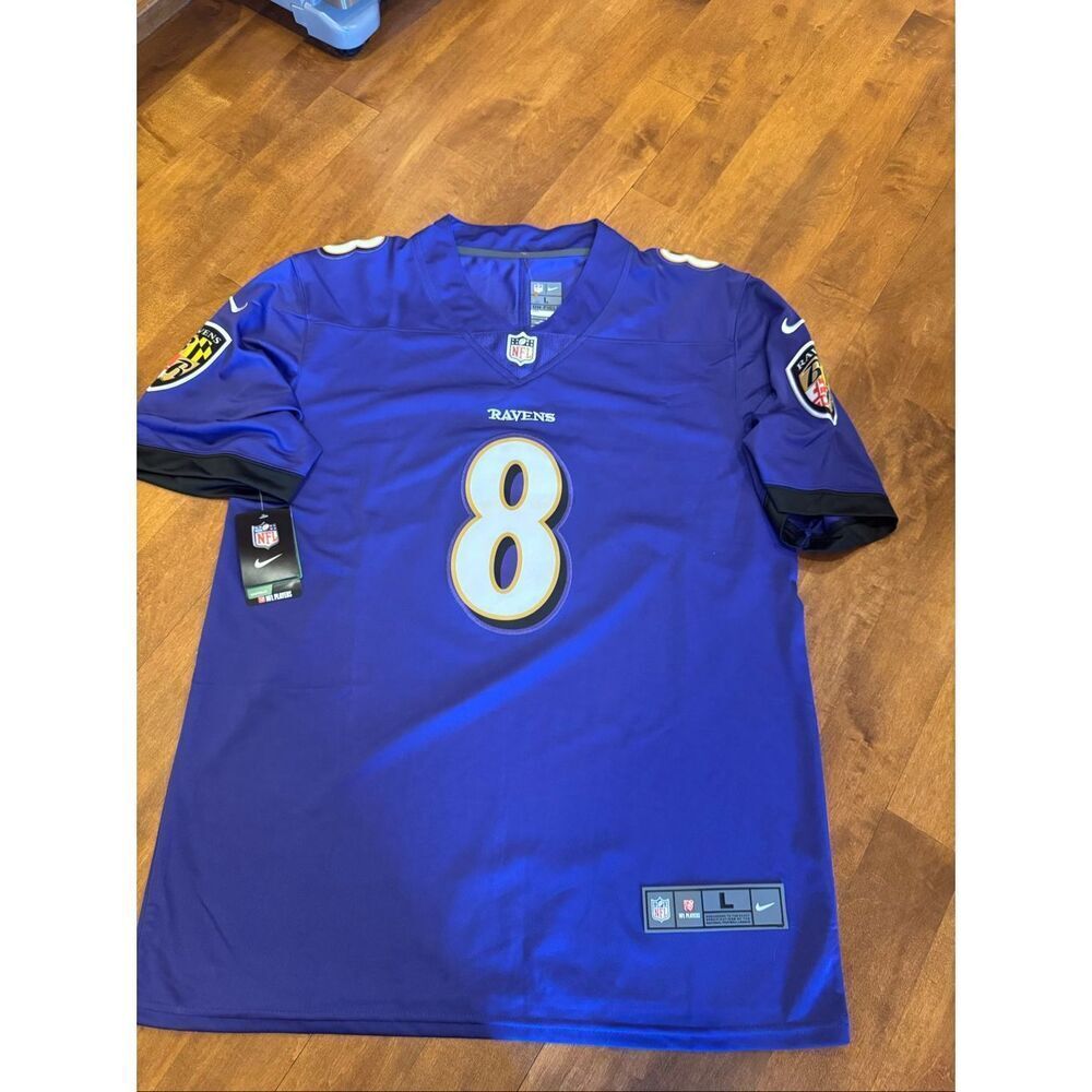Men’s new w tags Nike NFL Baltimore ravens jersey Jackson #8